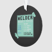 Schweißen - Schweißstundensätze Ornament (Vorderseite)