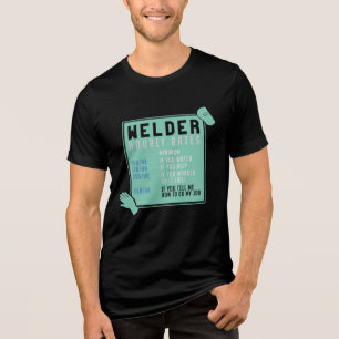 Schweißen - Schweißstundensätze Tri-Blend Shirt