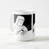 Schweißen und Fabrikation. Blacksmith Kaffeetasse (Vorderseite Links)