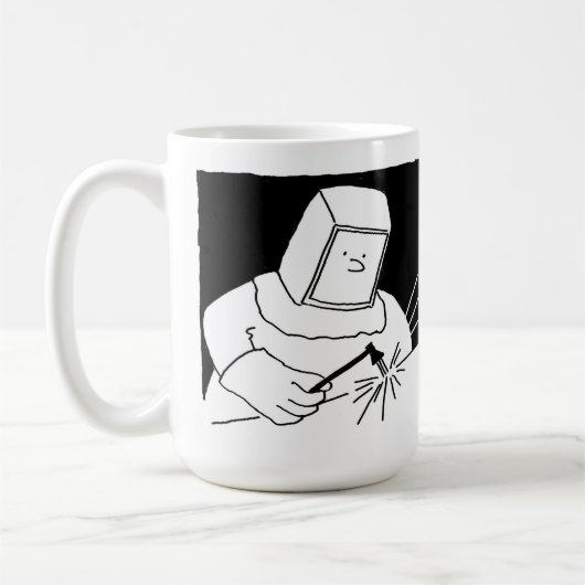 Schweißen und Fabrikation. Blacksmith Kaffeetasse (Links)