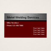 Schweißen von Kommerziellen Metallwerkskarten (Vorderseite)