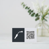 Schweißen von kundenspezifischem QR Visitenkarte (Stehend Vorderseite)