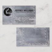 Schweißen von Metallarbeitern | Metallrivets Visitenkarte (Vorne/Hinten)