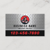 Schweißen von Metallen und Berufliche Schweißung Visitenkarte (Vorderseite)