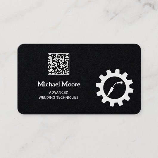 Schweißen von Premium Custom QR Code Visitenkarte (Vorderseite)