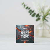 Schweißen von QR Quadratische Visitenkarte (Stehend Vorderseite)