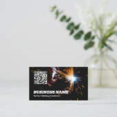Schweißen von QR Visitenkarte (Stehend Vorderseite)