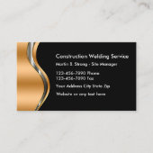 Schweißen von Visitenkarten Visitenkarte (Vorderseite)