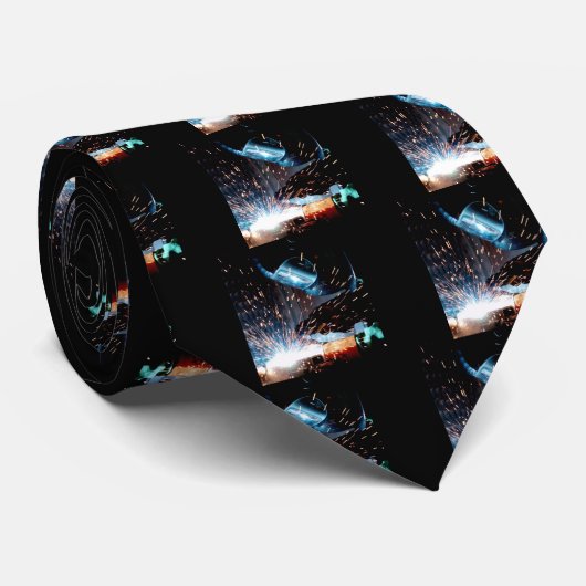 Schweißende Funken Krawatte (Gerollt)