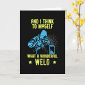 Schweissender-Zitat-Schweißen von Liebe Karte (Gelbe Blume)