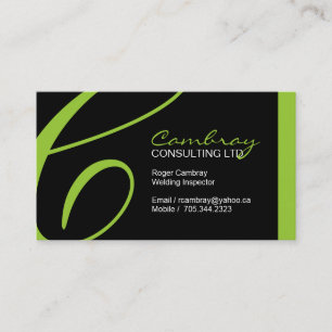 Schweißens-Inspektor-Visitenkarte Visitenkarte