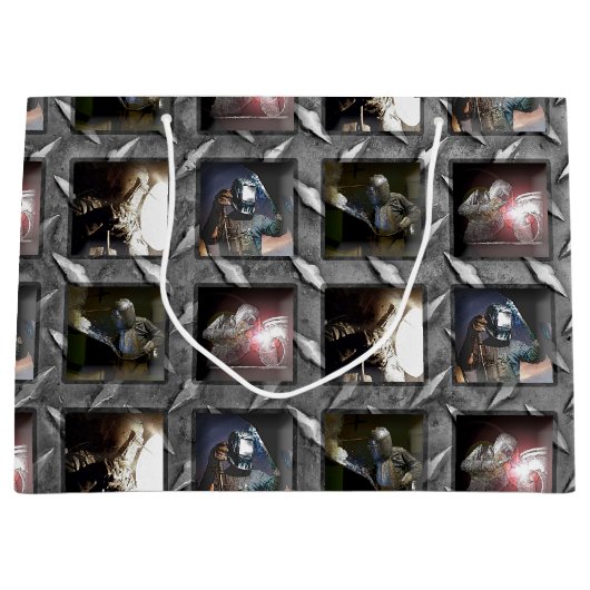 Schweißens-Muster Große Geschenktüte (Vorderseite)