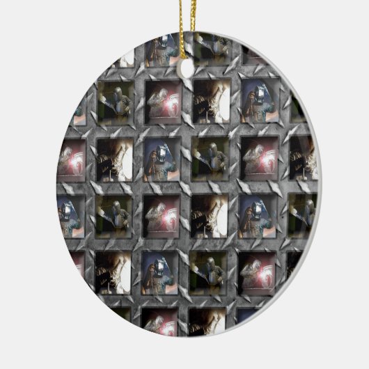 Schweißens-Muster Keramik Ornament (Links)