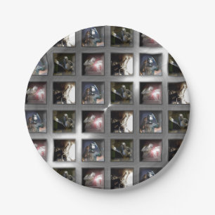 Schweißens-Muster Pappteller