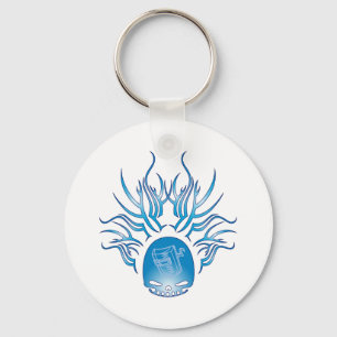 Schweißens-Schädel Schlüsselanhänger