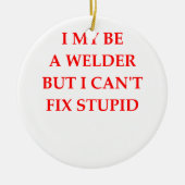 Schweißensschweißer Keramikornament (Vorne)