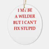 Schweißensschweißer Keramikornament (Links)