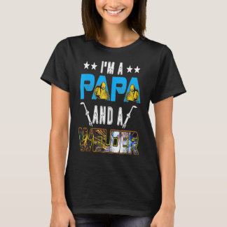 Schweißer Amerikanisch Usa Patriotischer Schweißer T-Shirt