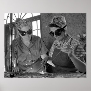 Schweißer der Frauen-WW2: 1942 Poster