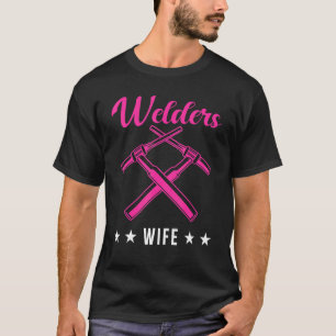 Schweißer-Ehefrau-Schweißgerät für Metall T-Shirt