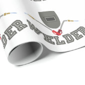 Schweißer Geschenkpapier (Rolleneckpunkt)
