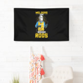 Schweisser haben größere Roden Banner (Insitu)