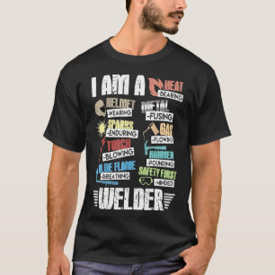Schweißer Ich bin ein Schweißer-T-Shirt Schweißen T-Shirt