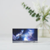 Schweißer | Metallrivets | Funken Visitenkarte (Stehend Vorderseite)