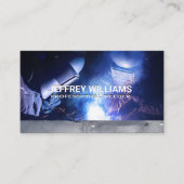 Schweißer | Metallrivets | Funken Visitenkarte (Vorderseite)