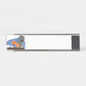 Schweißer Schreibtischnamensplakette (Vorderseite )