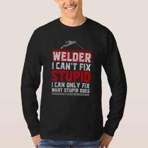 Schweißer Schweißen Vintage Schweißer Ich kann nic T-Shirt