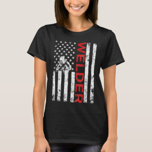 Schweißer Vintage USA Amerikanische Flagge Schweiß T-Shirt