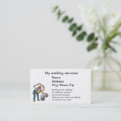 Schweißer Visitenkarte (Stehend Vorderseite)