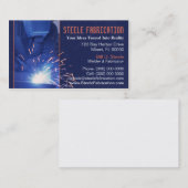 Schweißer-Visitenkarte Visitenkarte (Vorne/Hinten)