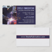 Schweißer-Visitenkarte Visitenkarte (Vorne/Hinten)