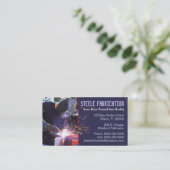 Schweißer-Visitenkarte Visitenkarte (Stehend Vorderseite)