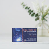 Schweißer-Visitenkarte Visitenkarte (Stehend Vorderseite)