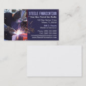 Schweißer-Visitenkarte Visitenkarte (Vorne/Hinten)