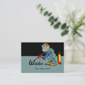 Schweißer-Visitenkarte Visitenkarte (Stehend Vorderseite)