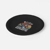 Schweißer, weil Ingenieure auch Helden brauchen Pappteller (Schrägansicht)