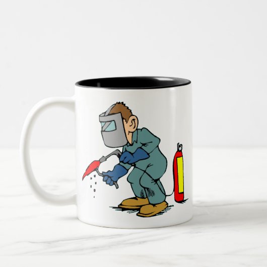 Schweißer Zweifarbige Tasse (Links)