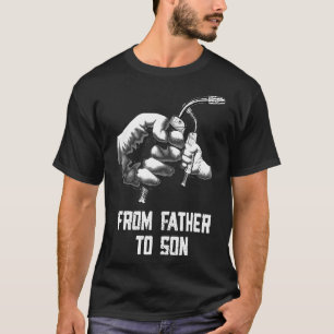 Schweißerhemd von Vater zu Sohn Schweißen T-Shirt