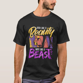 Schweißerin Schweiß-Schönheit Schweißt wie eine de T-Shirt