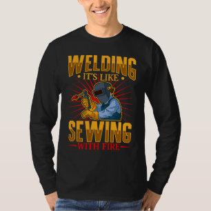Schweißerin   Schweißmechanikerin Schmieden Metall T-Shirt