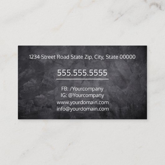 Schweißerin Visitenkarte (Rückseite)