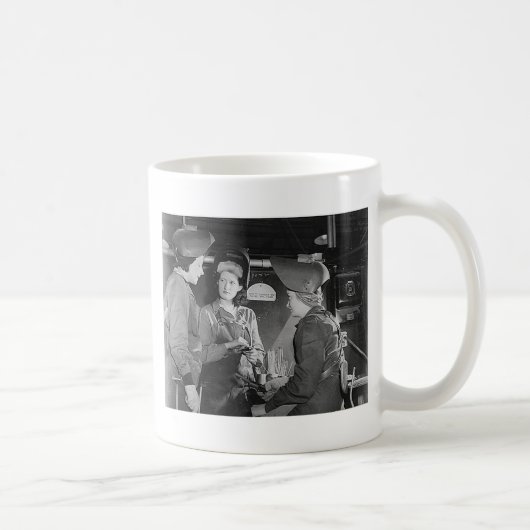 Schweißerinnen Kaffeetasse (Rechts)