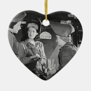 Schweißerinnen Keramik Ornament