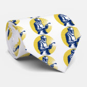 Schweißerschweißensarbeitskraft Retro Krawatte (Gerollt)