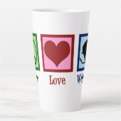 Schweissfirma Liebe Schweißen Geschäft Milchtasse (Vorderseite)