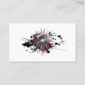 Schweißfunken Visitenkarte (Rückseite)